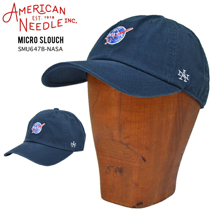 楽天市場割引クーポン配布中 AMERICAN NEEDLE アメリカンニードル NASA ナサ キャップ MICRO SLOUCH