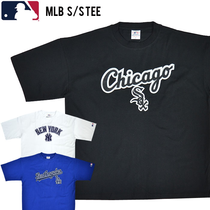 楽天市場割引クーポン配布中 MLB メジャーリーグベースボール Tシャツ ワッペンロゴ S S TEE 半袖Tシャツ トップス