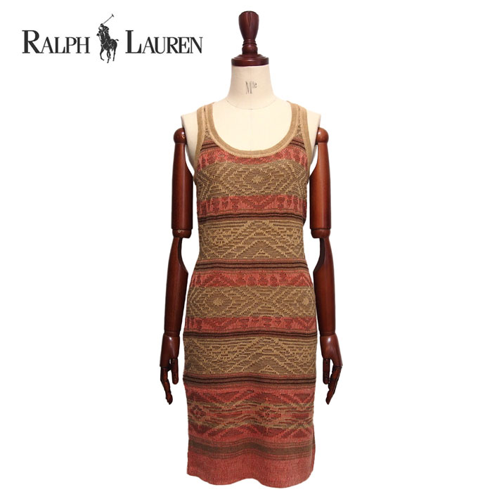 Sale ポロ ナビ Lauren Jeans 直輸入 By Ralph Lauren ラルフローレン ローレンジーンズ ネイティブ柄 ニットワンピース あす楽対応 Navie