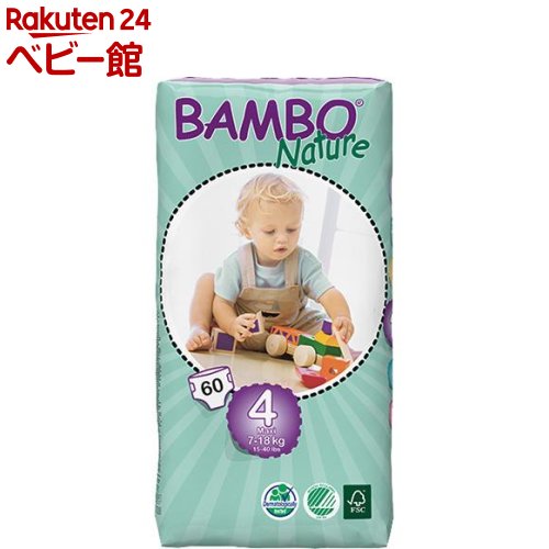 Bambo 4 - Maxi bambo nappies - 7-18kg 3x60 p (5703538109515)