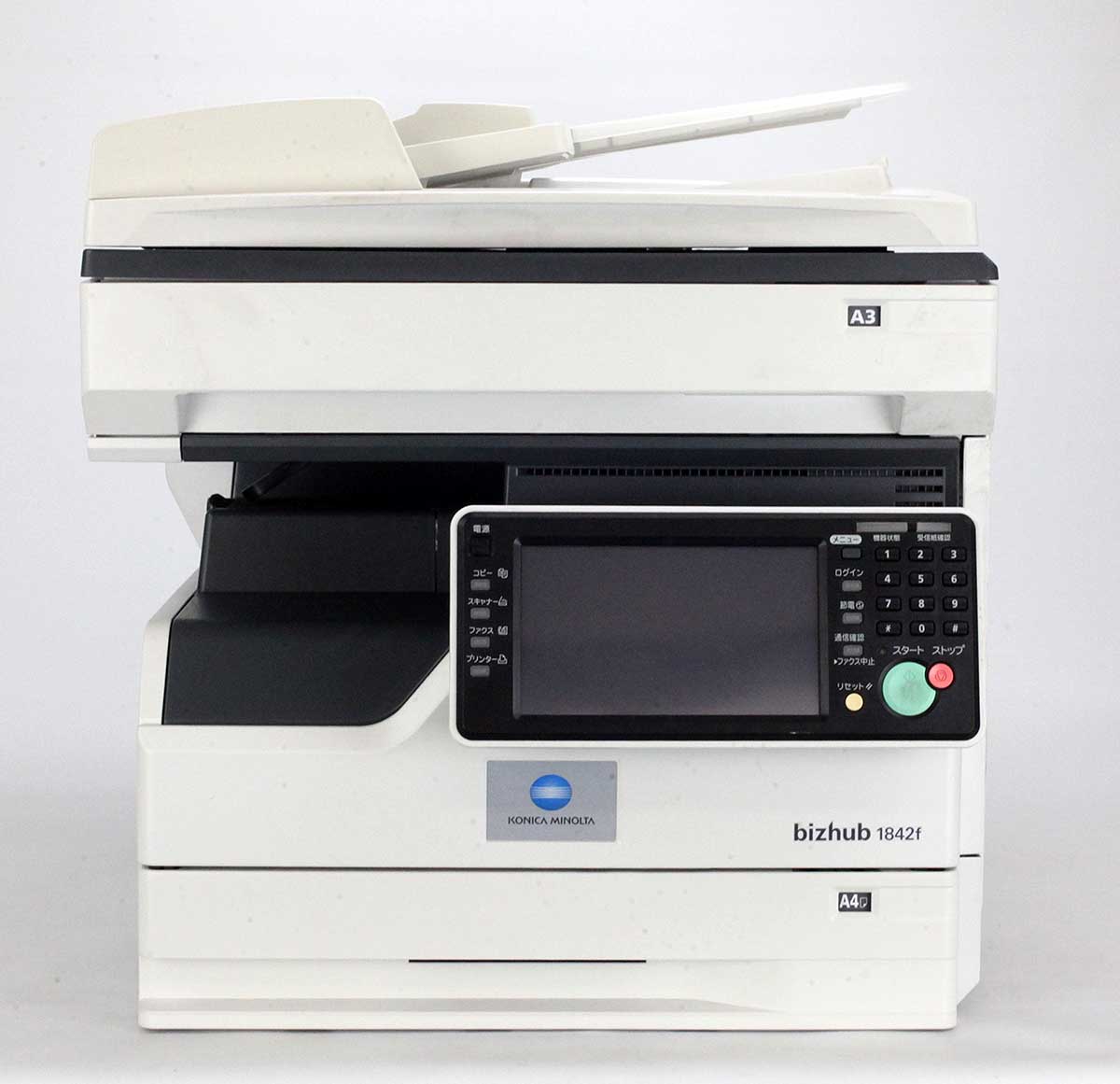 コニカミノルタ 白黒コピー機 複合機 中古 Bizhub 1842f コピー ファックス プリンター スキャナー カラーコピー機 コピー機 安全 保証 印刷機 フル機能 オフィスハードウェアエーワン小規模オフィス向け小型複合機