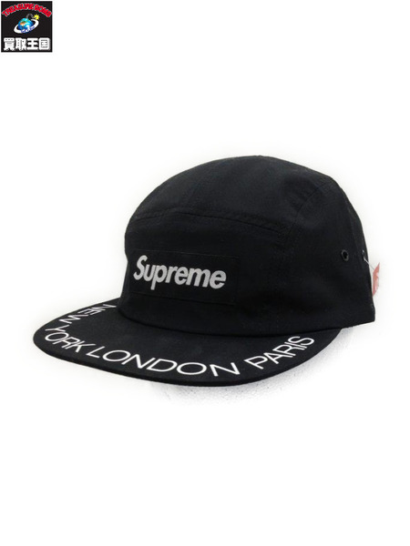 Supreme 18ss Visor Print Camp Cap ﾌﾞﾗｯｸ 買取王国 オンライン 店