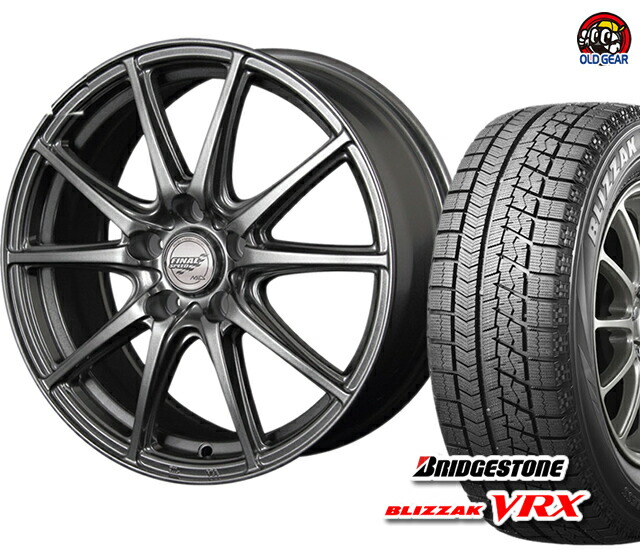 ブリヂストン ブリザック Vrx 195 Gr 4本セット 65r15 スタッドレス タイヤ ホイール スタッドレス 新品 4本セット ファイナルスピード Gr ガンマ パーツ バランス調整済み オールドギア店期間限定送料無料