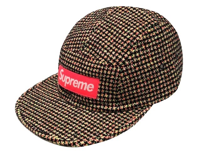 Supreme シュプリーム 17aw ナイキ 新品 Boucle 公式サイト Houndstooth Camp Cap キャンプ Number N Ine キャップ グッドイナフ Neon ボックスロゴ スーパーセール衝撃価格 ピンク イエロー Only One Style