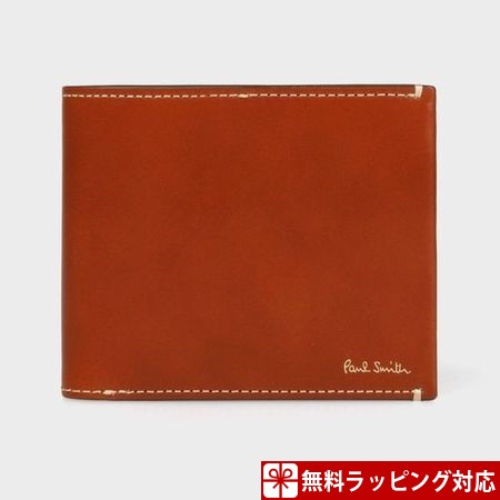 ポールスミス 財布 メンズ 折財布 アナスイ プレゼント ポリッシュカーフグループ 2つ折り財布 レッド Paul キーケース Smith ポール スミス人気殺到の激安日本製の