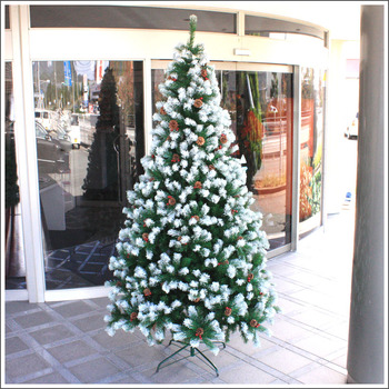 当日発送可能のクリスマスツリー Funderful 240cmスノーデコツリー 木の実 パイン Funderful 変装 ヌードツリー ホワイト ツリー 白 仮装 雪 大型 大きい 飾り 装飾 パーティワールド大きい ホワイトツリー イベント ヌードツリー クリスマスパーティー Xmas Tree