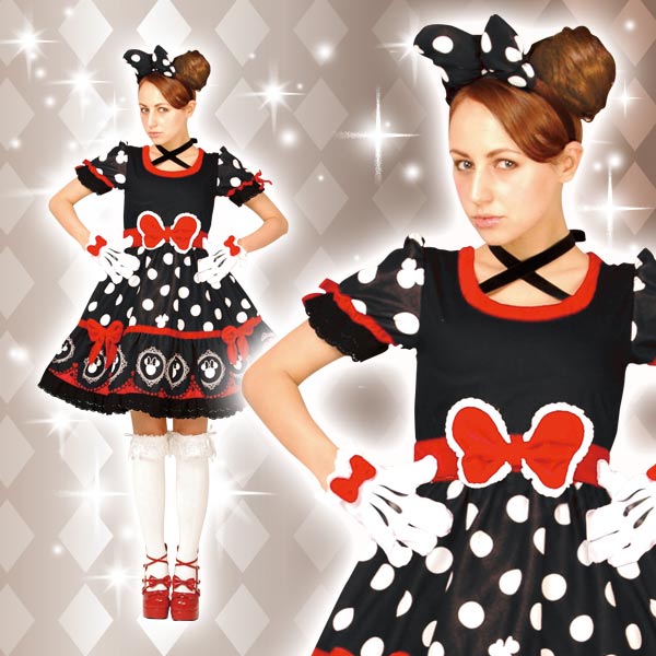 ディズニー コスチューム 大人 大人 ルービーズ Rubies 女性用 大人用 ディズニー ミニーマウス ディズニー コスチューム 大人 女性用 ミニー ゴシック ワンピース デラックス 黒 仮装 キャラグッズ Perfect World Tokyoハロウィン 大人 コスチューム ディズニー