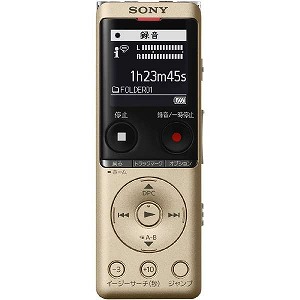 ソニー ｓｏｎｙ ｉｃレコーダー ４ｇｂ ワイドｆｍ対応 ｉｃｄ ｕｘ５７０ｆｎｃ Icレコーダー ゴールド コジマ店