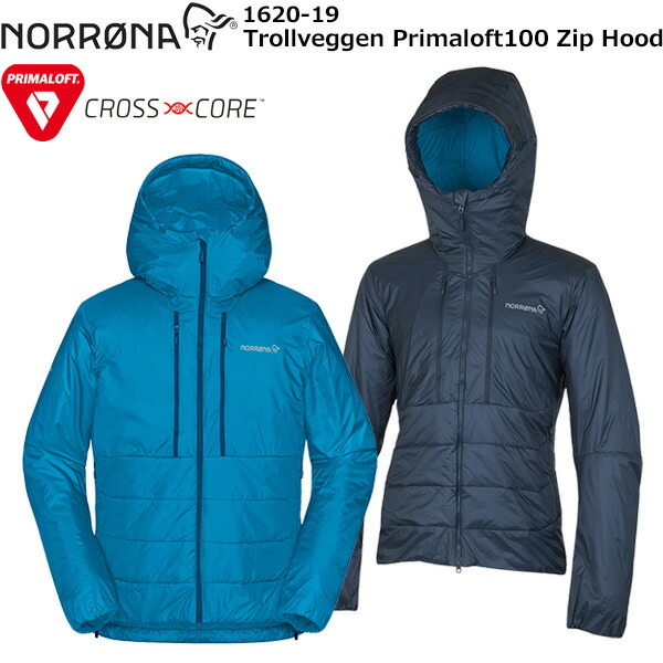 楽天市場NORRONA ノローナ Trollveggen Primaloft100 Zip Hood Men s 1620 19楽山荘