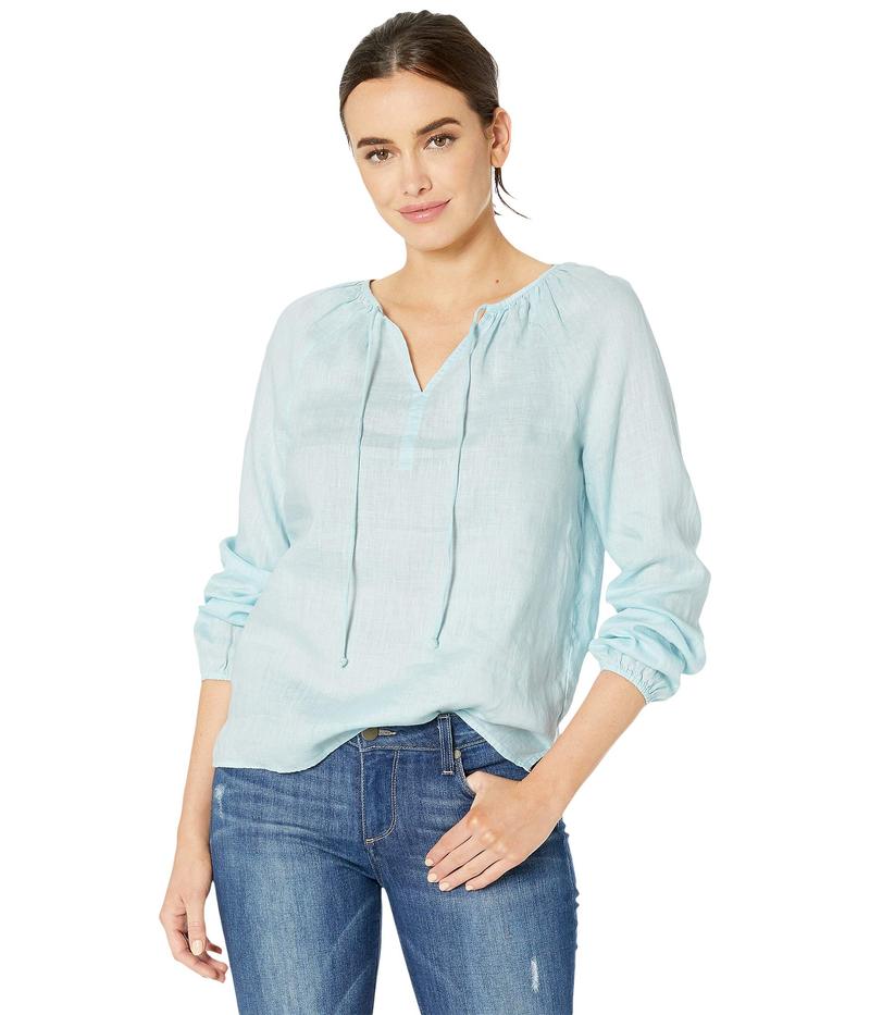 linen peasant top