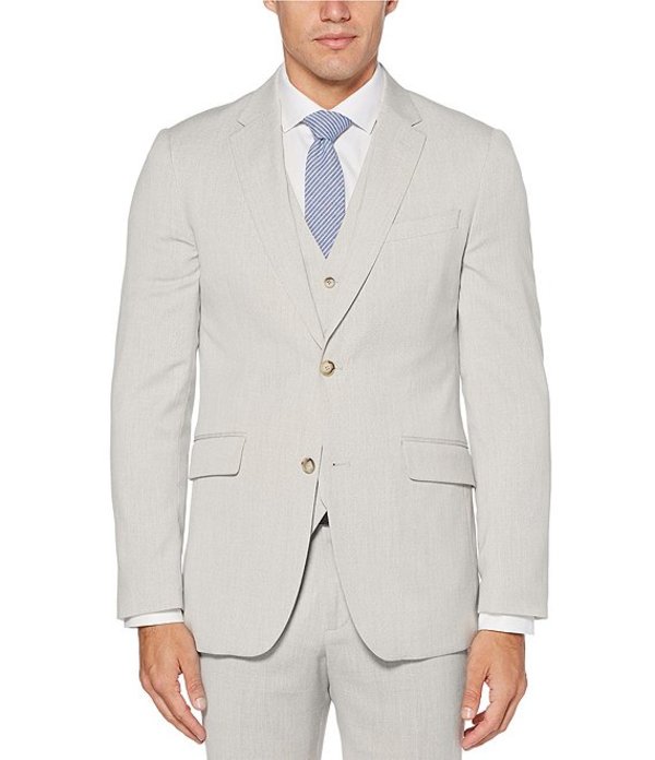 ペリーエリス Asos メンズ ジャケット ブルゾン アウター アウター Slim Fit End On End Stretch Suit ペリーエリス Separates Jacket Natural Linen Revida 店送料無料 サイズ交換無料 ペリーエリス メンズ アウター ジャケット ブルゾン Natural Linen