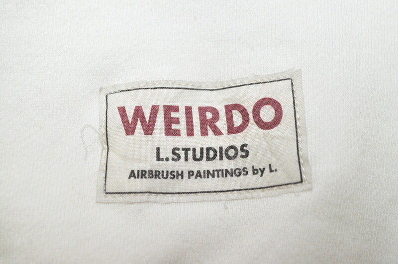weirdo zoweirdos-sweat"air brush"(e)uiadoeaburashikurunekkusuuet