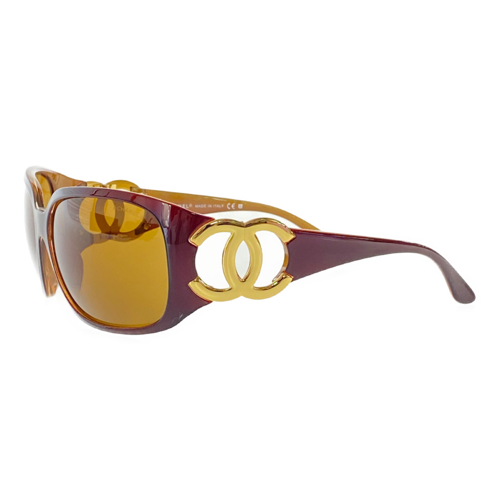 シャネル ウェリントンサングラス メガネ ブラウン 財布 ゴールド Chanel A ハット ストール レディース B0703 中古 リファスタ あす楽 無料ギフトラッピング対応