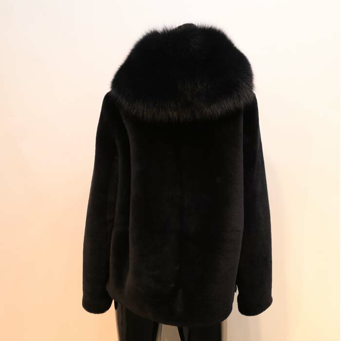 coat mouton coat lady"s moutonware mouton outer rial mouton coat