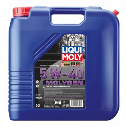 楽天市場送料無料 LIQUI MOLY リキモリ モリジェンニュージェネレーション 5W40 20L 21329 エンジンオイル 5W