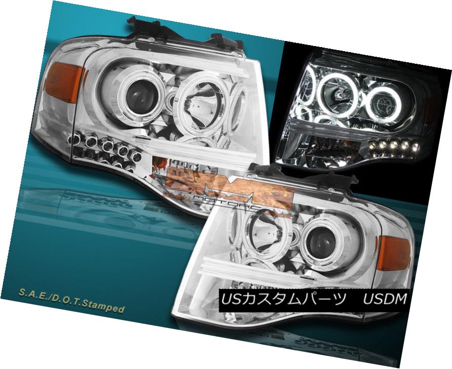 ヘッドライト 07 13 Ford Expedition Chrome Projector Dual Ccfl Ccfl Halo Rims ヘッドライト Led Projector Headlights 07 13フォード遠征クロームデュアルccfl Halo Rims Ledプロジェクターヘッドライト World倉庫 店車用品 バイク用品 車用品 パーツ