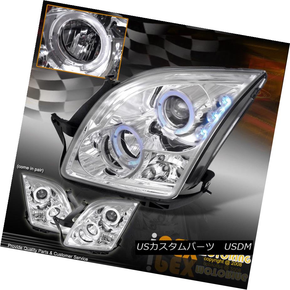 ヘッドライト New For Ford 06 07 車用品 08 Ford 09 Fusion New Halo Projector Led Headlights Chrome New For Ford 06 07 08 09フュージョンハロープロジェクターledヘッドライトクローム World倉庫 店車用品 バイク用品 車用品 パーツ