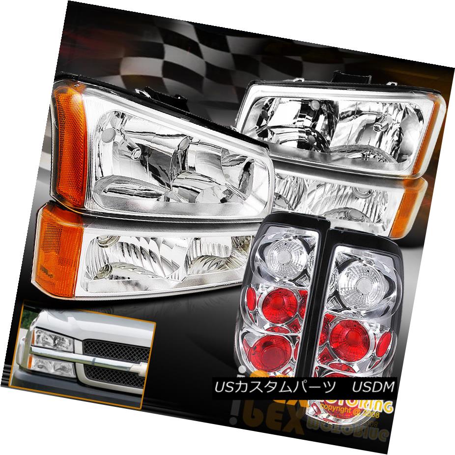 2003-2006 Chevy Silverado 1500 LED Brake Lamp Tail Lights Chrome