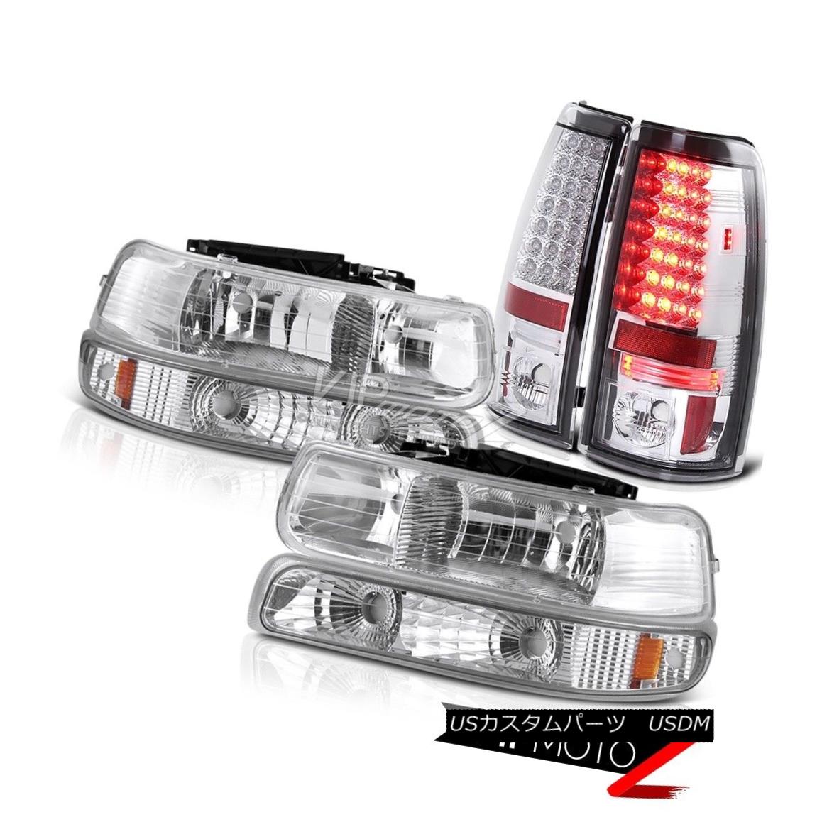 ヘッドライト Brake Headlight Chrome Led Rear Brake Signal Tail Light Left Front Left Right Headlight Set Silverado クロームled後部ブレーキ信号テールライトフロントleft Rightヘッドライトセットシルバラード World倉庫 店車用品 バイク用品 車用品