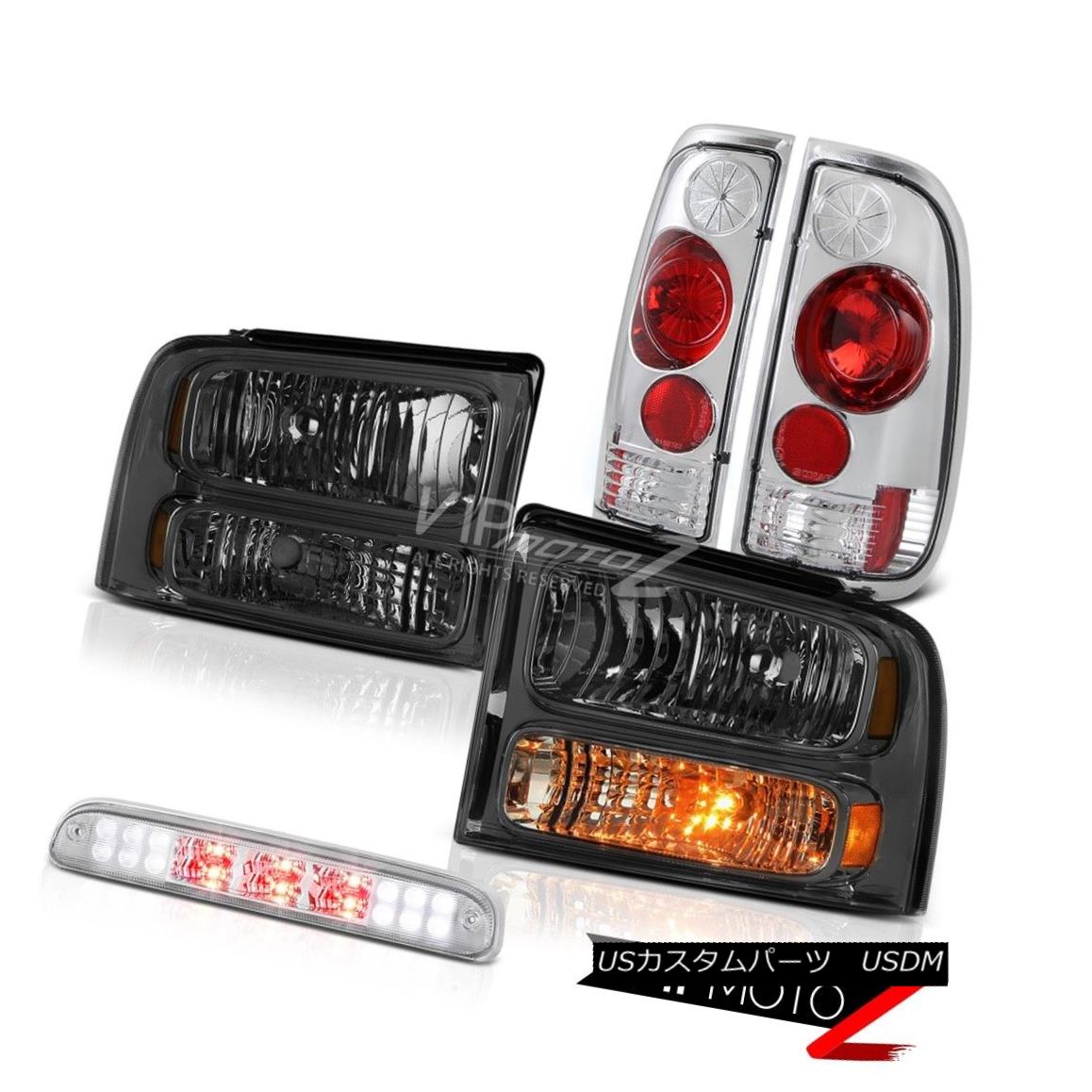 ヘッドライト Taillight Crystal Chrome Tinted Headlights Signal Brake Chrome Taillight Roof Led Chrome 05 07 F450 F550 クリスタルティントヘッドライト信号ブレーキテールライトルーフled Chrome 05 07 F450 F550 World倉庫 店車用品 バイク用品 車用品