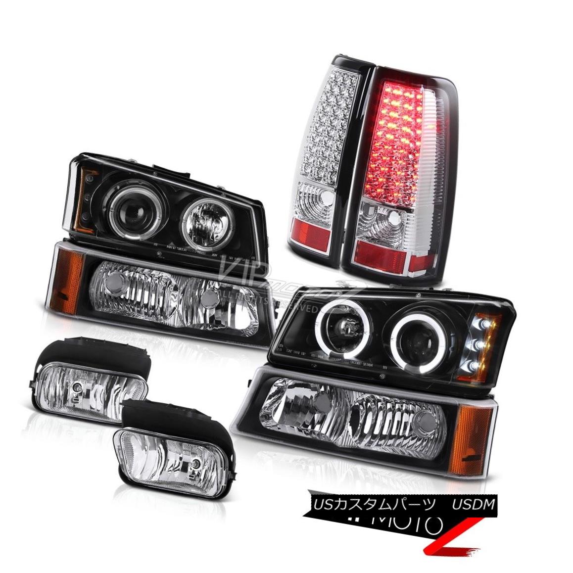 For 00-06 Chevy Tahoe//Suburban 5.3L SMD Bumper+Headlights LED Bulbs Tail Light
