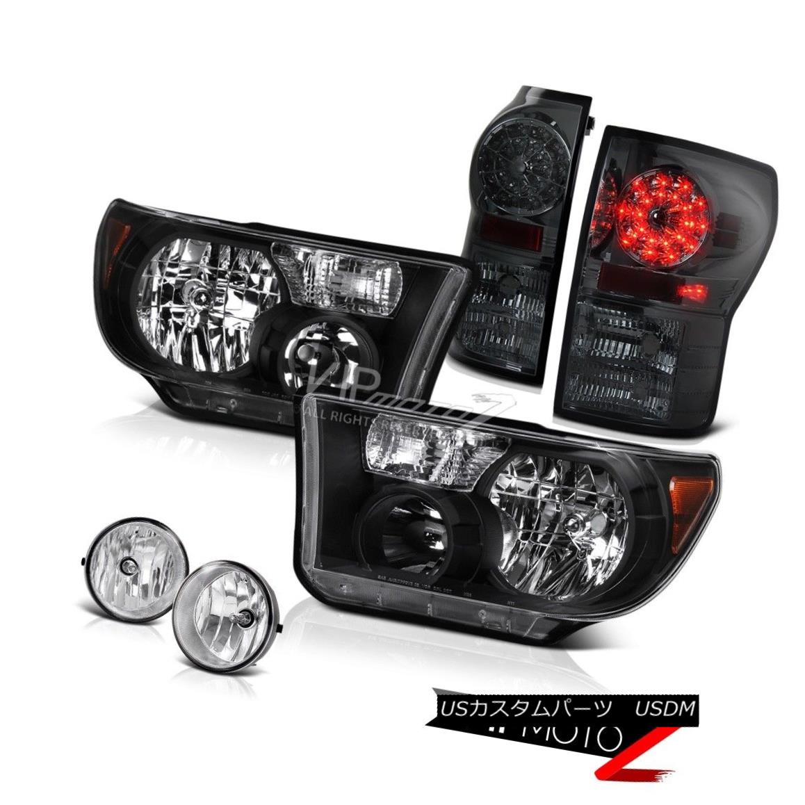 Headlight Tail Light Lamp LH RH Front Rear Kit Set of 4 for Chrysler Mini Van