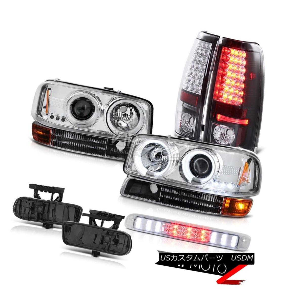 ヘッドライト Halo Clear 2500 Ccfl Halo Headlights Led Tail Lights Sierra Fog 3rd Brake 99 02 Sierra 2500 3500 クリアccflハローヘッドライトledテールライトフォグ3rdブレーキ99 02 Sierra 2500 3500 World倉庫 店車用品 バイク用品 車用品 パーツ