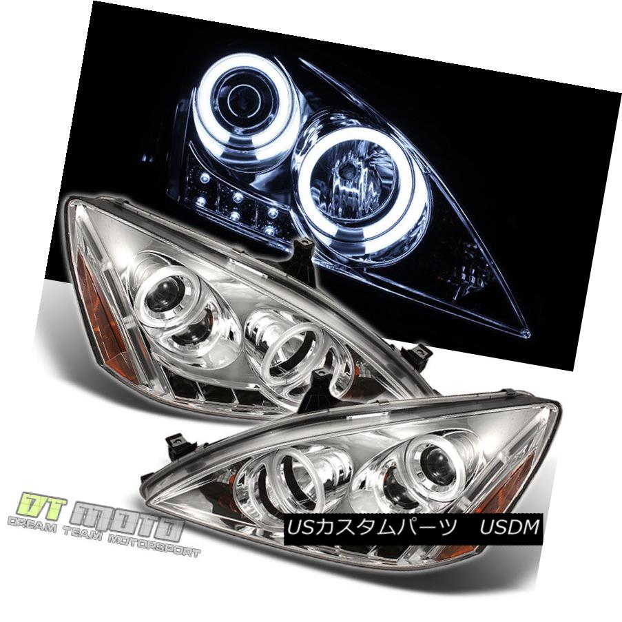 ヘッドライト For 03 07 Honda Accord ヘッドライト Led Ccfl Halo 車用品 Projector ライト ランプ Headlights 03 07 Left Right 03 07年ホンダアコードled Ccfl Haloプロジェクターヘッドライト03 07 Left Right World倉庫 店車用品 バイク用品 車用品