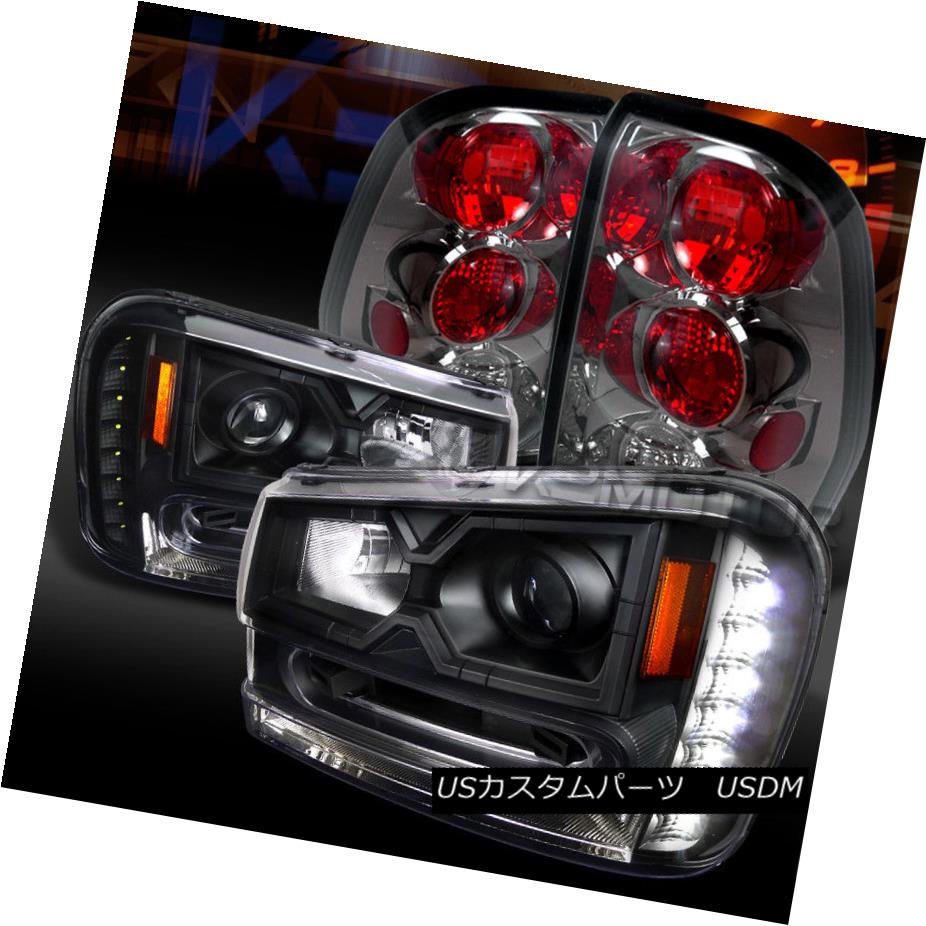 AMBER CORNER CHROME PROJECTOR BUMPER HEADLIGHT W//LED DRL FOR 02-09 TRAILBLAZER