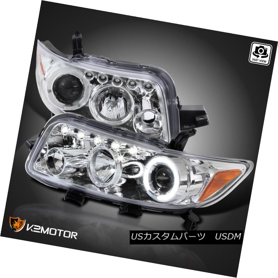 ヘッドライト Led ヘッドライト 08 10 ヘッドライト Scion Scion Xb Halo Projector Headlights Chrome Led 08 10 Scion Xbハロープロジェクターヘッドライトクローム World倉庫 店車用品 バイク用品 車用品 パーツ ライト ランプ ヘッドライト