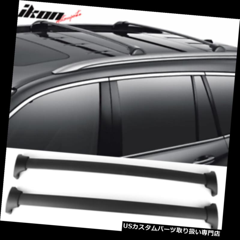 Fits 16-18 Honda Pilot Factory Style Aluminum Top Roof Rack Cross Bar Black