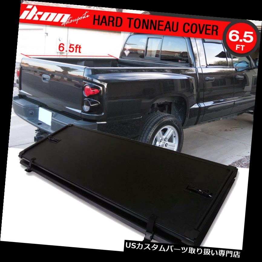 トノーカバー Dakota Inch トノカバー 車用品 05 11ダコタクワッドキャブラジエ三つ折りハードソリッドトノーカバー78インチベッドに フィット 78 Quad Cover Tri Fold Fits 05 11 Cab Fits 外装 エアロパーツ 05 11 Hard Dakota Radier Quad Cab パーツ トノーカバー