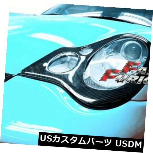 アイライン Trims カーボンポルシェ996 アイライン 911カレラアイリッドヘッドライトカバートリム用1ペア For Carbon For Fiber Porsche 996 911 Carrera Eyelids Headlights Covers Trims 1 Pair World倉庫 店車用品 バイク用品 車用品 パーツ 外装 エアロ