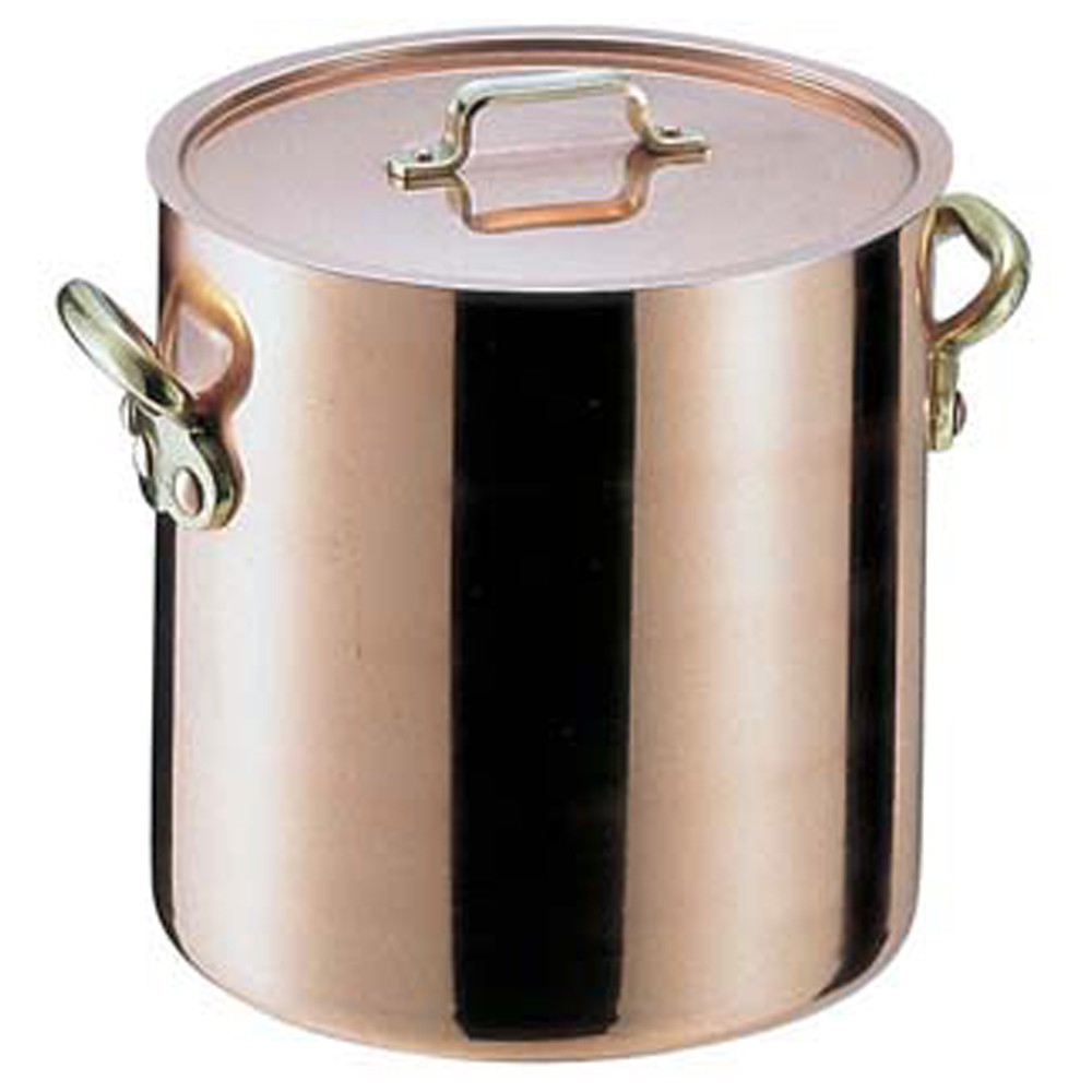 遠藤商事 業務用 エトール 外輪鍋 30cm 銅・真鍮・錫 日本製 AST14030