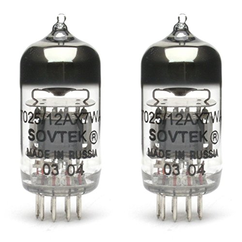 Pair Of Sovtek Ax Wa Preamp Vacuum Tube