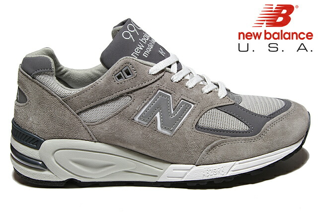 楽天市場NEW BALANCE M990 GR2 Made in U S A GREY WIDTH Dニューバランス グレー