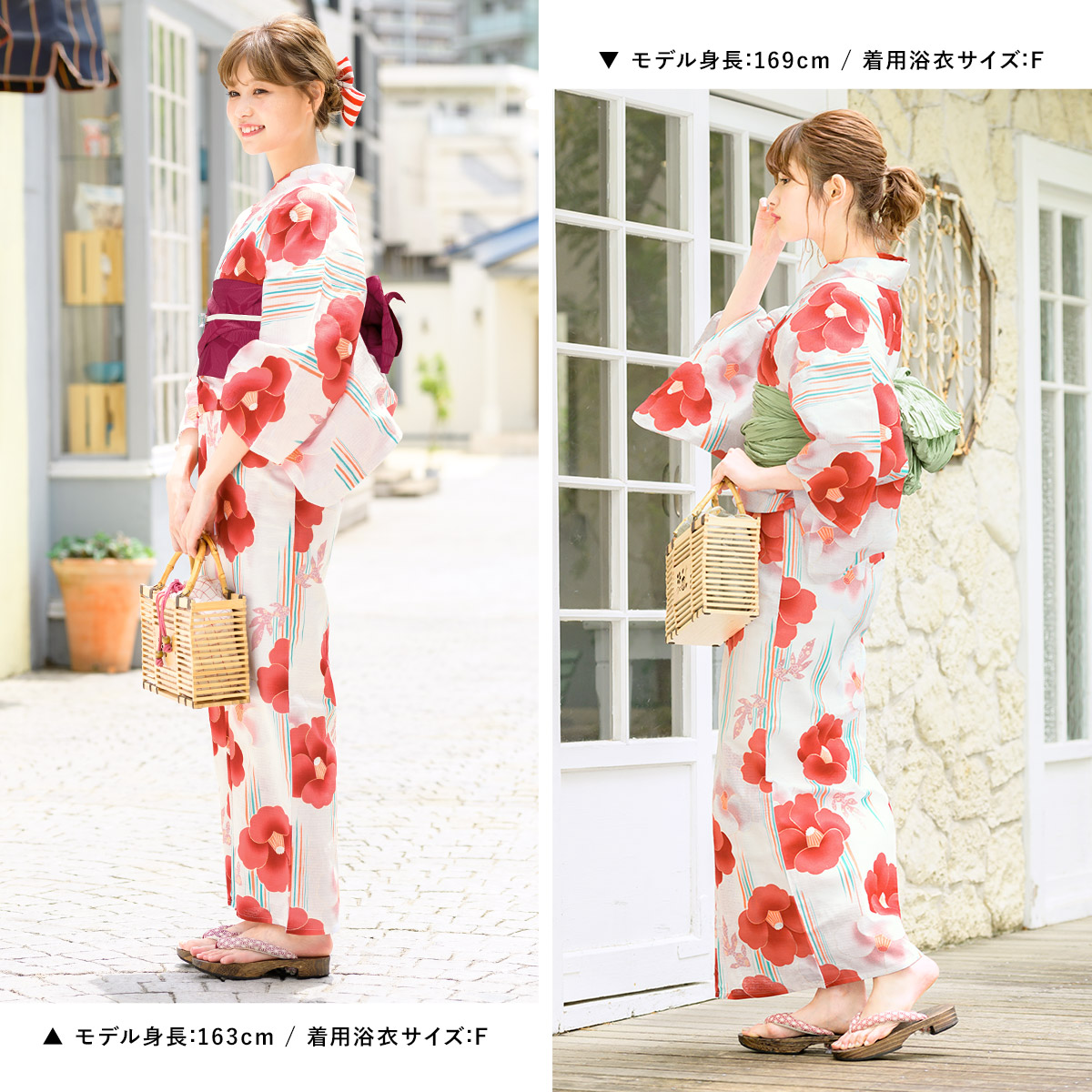 浴衣安排女士2019重新流行的建设带浴衣安排大人3分安排白白红红紫