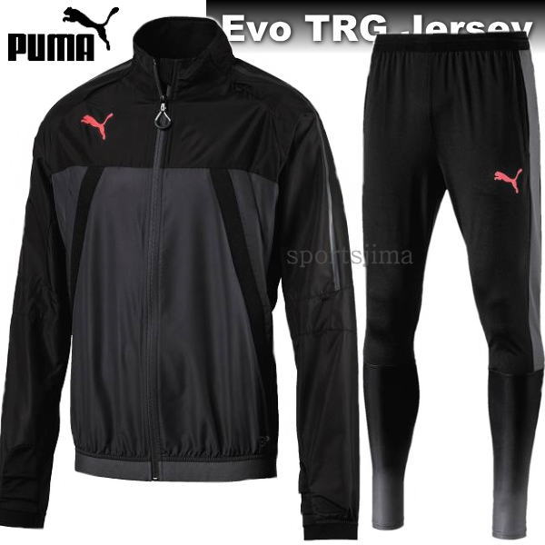 Puma プーマ Soccer Vent オンライン Thermo ジャージ ジャケット パンツ 上下 06 ブラック スポーツ島 プーマ サッカー Vent Thermo ジャージ 上下