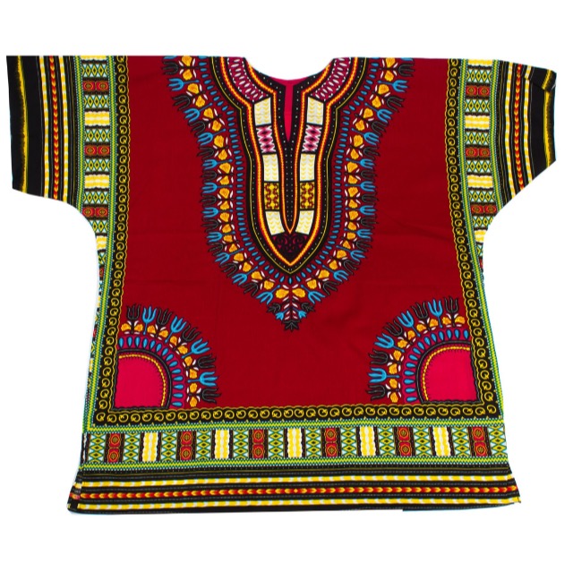 dashiki dashiki (勃艮第红) 非洲非洲非洲衬衫非洲民族服装民族服饰