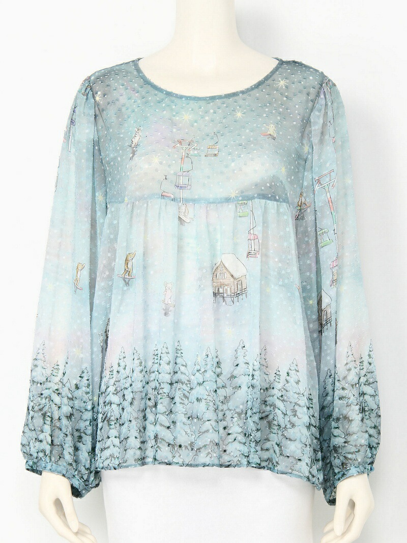franche lippee L-size/フランシュリッペLサイズスキーヤーブラウス franche lippee L-size/フランシュリッペLサイズスキーヤーブラウス