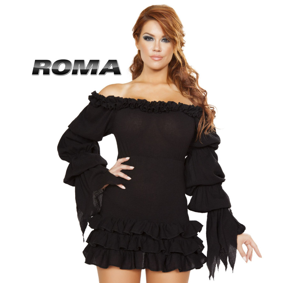 コスプレ 衣装 Roma Costume Costume ローマ Rm 4770 イベント パイレーツ ドレス セクシー ブラック Of15 正規品 海賊 ジャックスパロウ 船長 キャプテン コスチューム 衣装 衣裳 仮装 かっこいい セクシー かわいい ファッション ワンピース おしゃれ コーデ ハロウィン