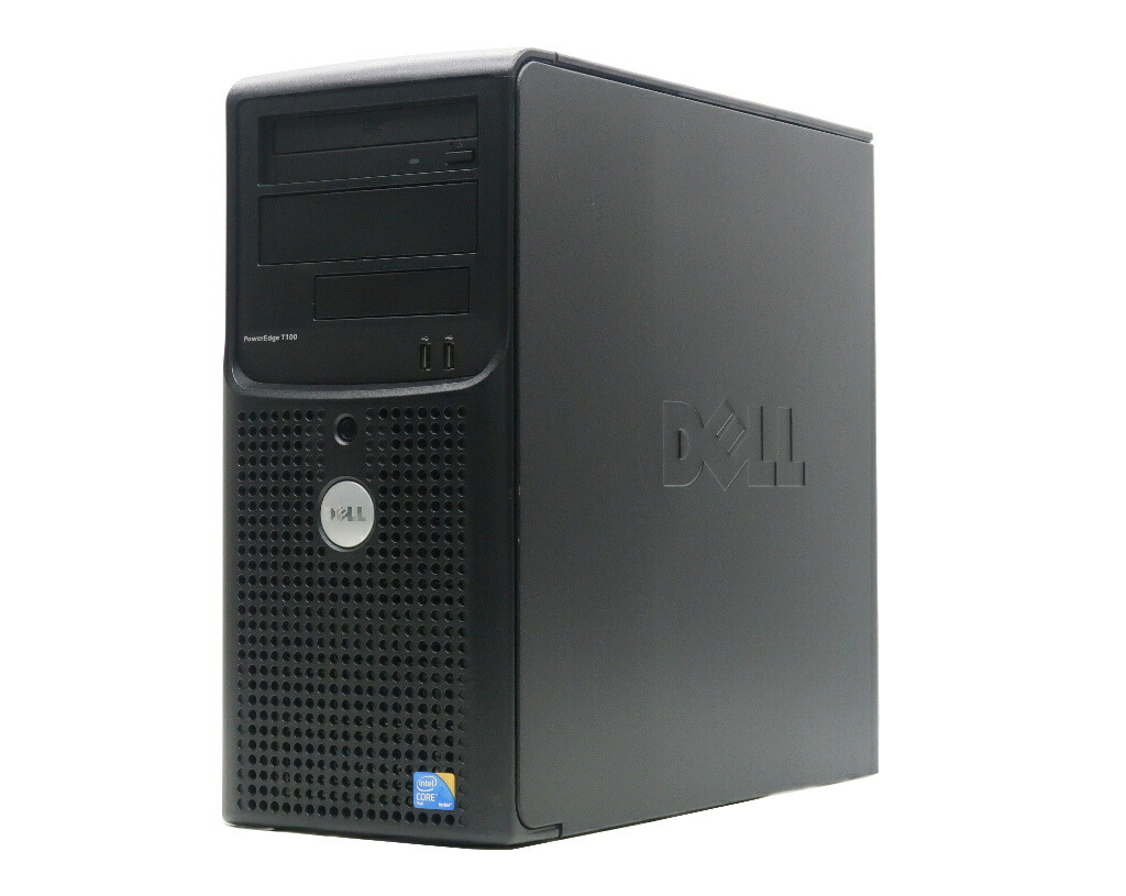 Dell Poweredge パソコン T100 Core2duo E7300 中古 2 66ghz 4gb 500gbx1台 Sata3 5インチ Raidなし 2 66ghz Dvd Rom 中古 1023 Tceダイレクト店