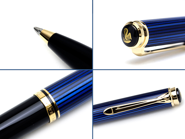 Pelikan 600 ペリカン Souveran 油性 お祝い 新生活 Pe K600 Bl こだわり文房具のアーティクル Pe K600 Bl メール便可能 メール便の場合商品ボックス付属なし ボールペン ペリカン スーベレーン ブルー縞 レビュー記入で5年保証 Pelikan Souveran