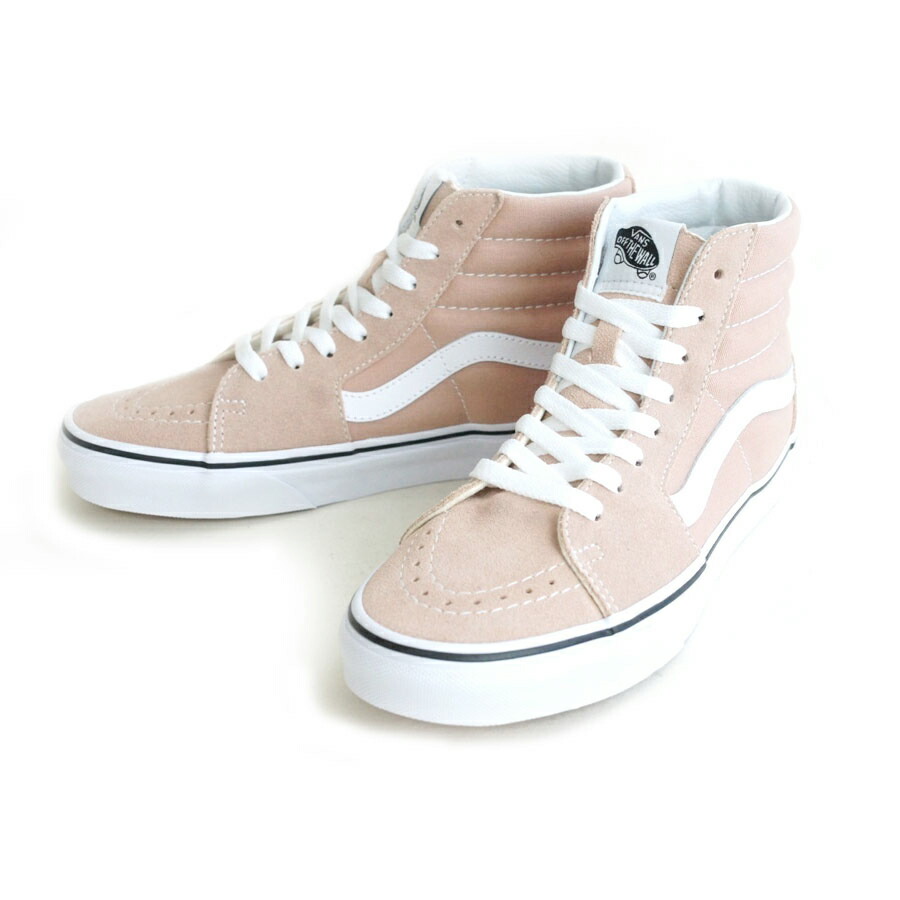 箱無し バンズ レディース靴 Vans ヴァンズsk8 Hiスケートハイmahogany Rose レディース True White マホガニー トゥルーホワイト メンズ レディース Vans 靴 スニーカー ハイカット スケート 白 ピンク The Material World海外限定 メンズ レディース 人気のくすみ系