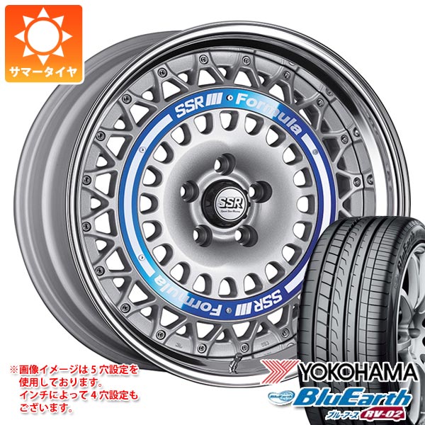 245/40R19 98W MKW タイヤ ブルーアース エアロメッシュ デリカ XL ヨコハマ タイヤホイール4本セット：タイヤマックス今だけ送料無料！  RV-02 サマータイヤ SSR フォーミュラ 8.5-19 サマータイヤ ホイール 新品4本セット 245/40/19 245-40-19