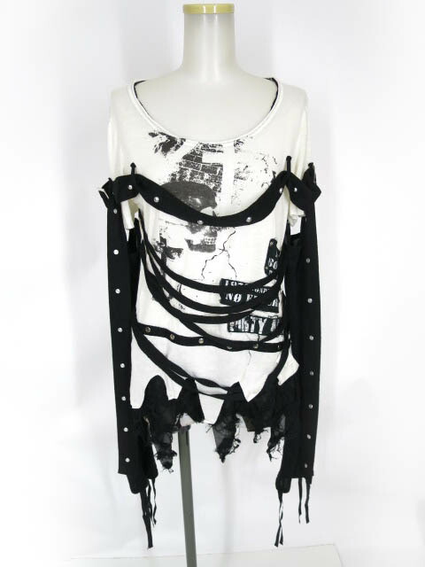 楽天市場中古 SEX POT 袖セパレートパンク長袖カットソー セックスポット ニットプルオーバー B Tokyo Alice 楽天市場店