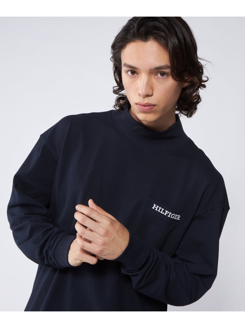 楽天市場SALE50 OFF M TOMMY HILFIGER トミーヒルフィガー モノタイプピケポケットロングスリーブTシャツ