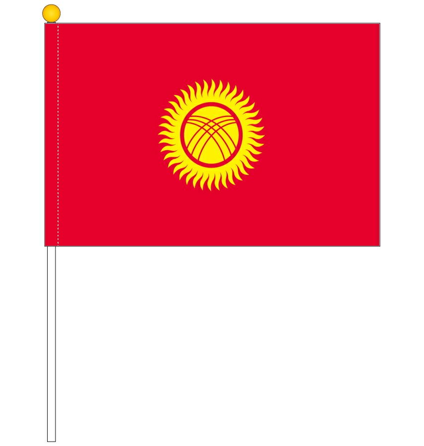 有吉尔吉斯斯坦国旗安排s尺寸[25*37.