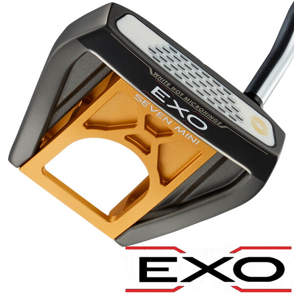 絶対一番安い の あす楽 オデッセイ セブン 最大5 000円offクーポン配信中 クラブ Limited ラッキーシール対応 mini gold つるやゴルフ店 gold Exo あす楽 オデッセイ Mini exo エクソー パター 数量限定モデル Odyssey Seven