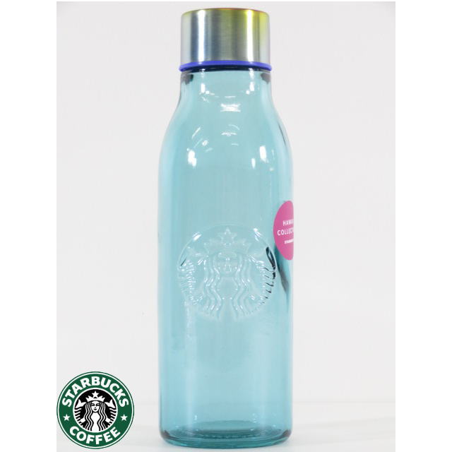 楽天市場STARBUCKS スターバックスハワイ限定HAWAII直輸入RECYCLED GLASS WATER BOTTLE